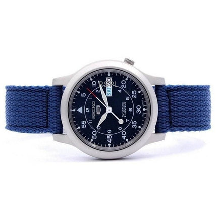 Generalüberholte Seiko 5 Militär-Nylonarmband-Automatik SNK807K2 Herrenuhr