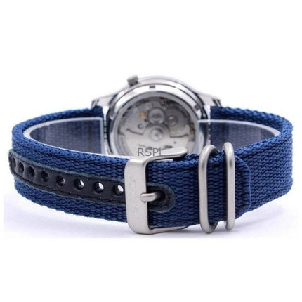Generalüberholte Seiko 5 Militär-Nylonarmband-Automatik SNK807K2 Herrenuhr