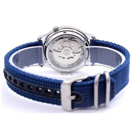 Generalüberholte Seiko 5 Militär-Nylonarmband-Automatik SNK807K2 Herrenuhr