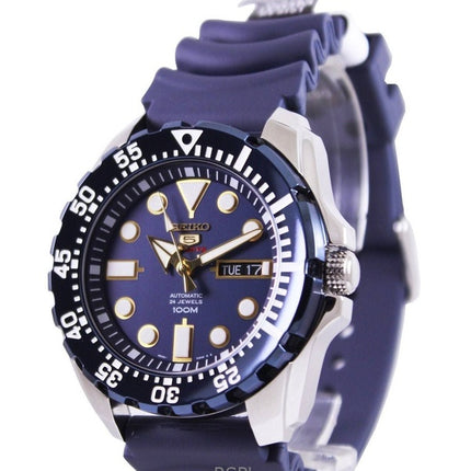 Generalüberholte Seiko 5 Sports Automatik SRP605K2 Herrenuhr mit blauem Zifferblatt