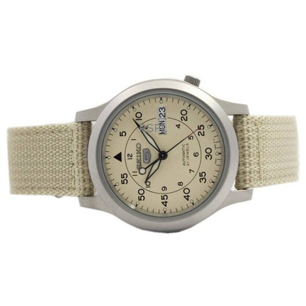 Generalüberholte Seiko 5 Militär-Nylonarmband-Automatik SNK803K2 Herrenuhr