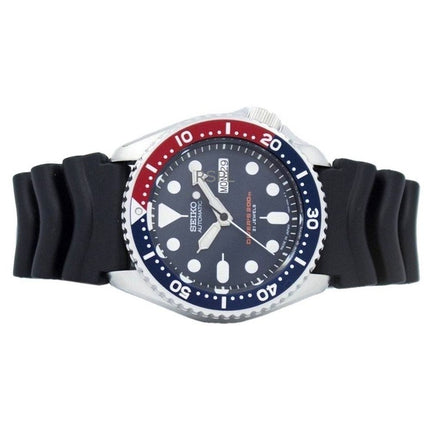 Generalüberholte Seiko SKX009J1 200M Automatik-Taucheruhr mit blauem Zifferblatt