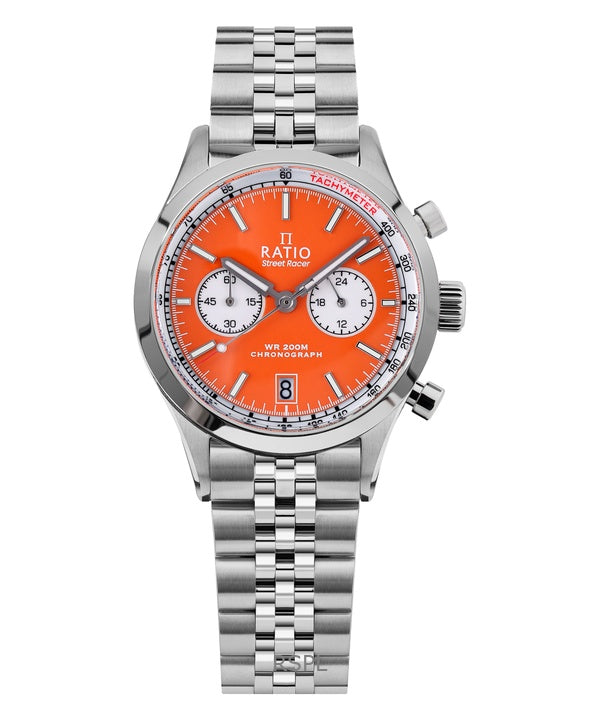 Ratio Street Racer Chronograph RTC016 200M Reverse Panda Dial Watch