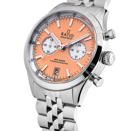 Ratio Street Racer Chronograph RTC019 200M Reverse Panda Dial Watch