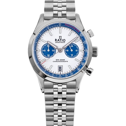 Ratio Street Racer Chronograph RTC024 200M Panda-Zifferblatt-Uhr