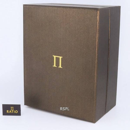 Ratio Skysurfer Pilot Schwarzes strukturiertes Zifferblatt Leder Automatik RTS320 200M Herrenuhr