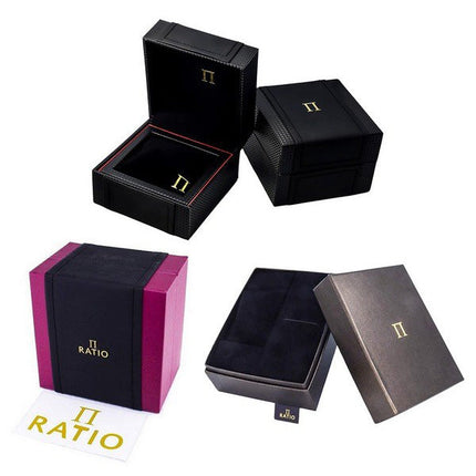 Generalüberholte Ratio FreeDiver Helium Safe 1000M Saphirglas Quarz 1038EF102V Herrenuhr