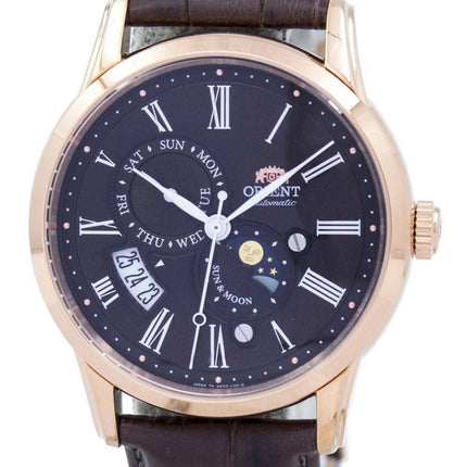 Orient Sonne & Mond automatische Japan gemacht SAK00003T0 Herrenuhr