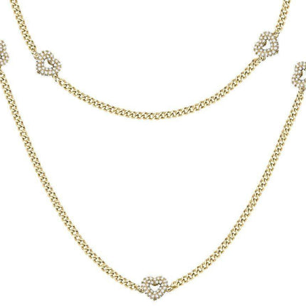 Morellato Incontri Goldfarbene Edelstahl SAUQ03 Damen Halskette