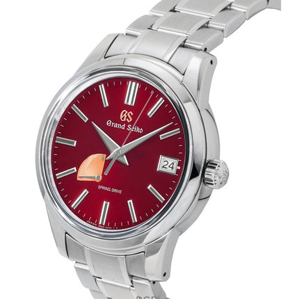 Grand Seiko Elegance Limited Edition 20. Jahrestag Edelstahl Rotes Zifferblatt Automatik SBGA499G 100M Herrenuhr