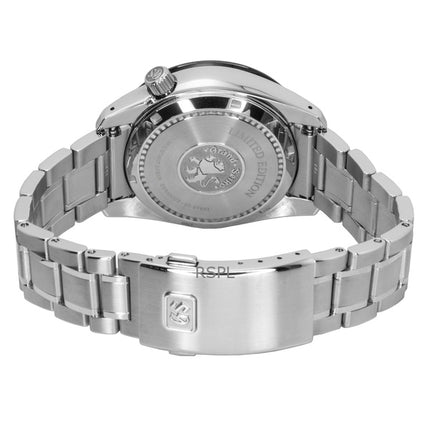 Grand Seiko Sport GMT Edelstahl Schwarzes Zifferblatt Automatik SBGE277G 100M Herrenuhr