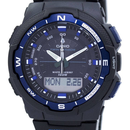 Casio OutGear Twin Sensor Welt Zeit Analog Digital SGW-500H-2BV Herrenuhr