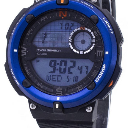 Casio Outdoor-SGW-600H-2A-SGW600H-2A Twin Sensor Quarz Digital Herrenuhr