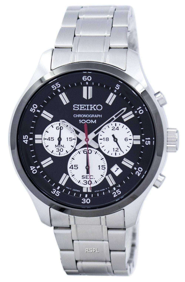 Generalüberholte Seiko Chronograph Quarz SKS593 SKS593P1 SKS593P Herrenuhr