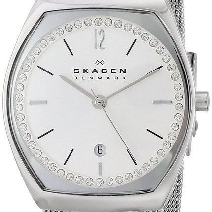 Skagen Asta Mesh Armband Swarovski SKW2049 Damenuhr