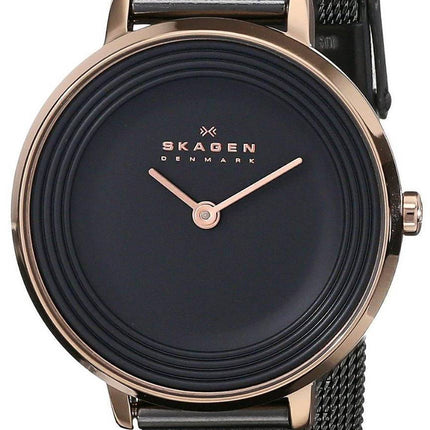 Skagen Ditte Quarz grau Zifferblatt Mesh Armband SKW2277 Damenuhr