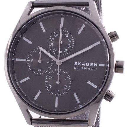 Skagen Holst Chronograph Graues Zifferblatt Quarz SKW6608 Herrenuhr