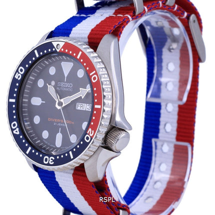 Seiko Automatic Diver's Polyester Japan Made SKX009J1-var-NATO25 200M Herrenuhr