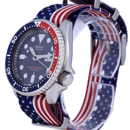Seiko Automatic Diver's Polyester Japan Made SKX009J1-var-NATO27 200M Herrenuhr