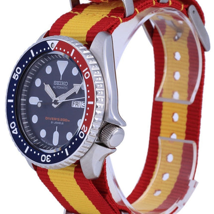 Seiko Automatic Diver's Polyester Japan Made SKX009J1-var-NATO29 200M Herrenuhr