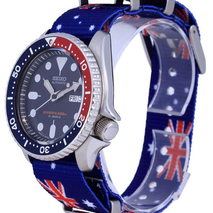 Seiko Automatic Diver's Polyester Japan Made SKX009J1-var-NATO30 200M Herrenuhr