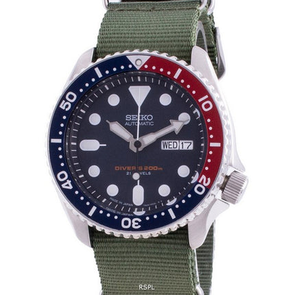 Seiko Automatic Diver SKX009J1-var-NATO9 200M Japan Made Herrenuhr