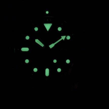 Seiko Automatik SKX009K1-LS15 Diver 200M dunkel blau Leder Armband Herrenuhr