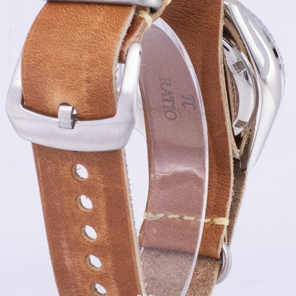 Seiko Automatik SKX009K1-LS18 Diver 200M braun Leder Armband Herrenuhr