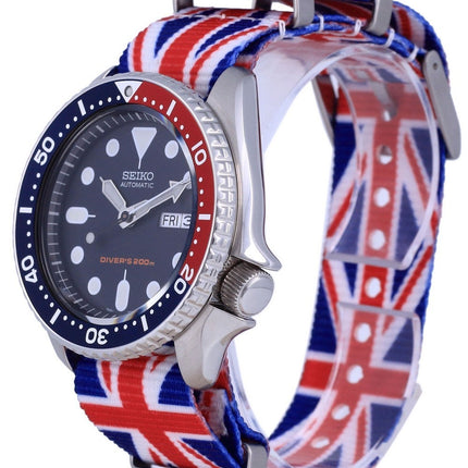 Seiko Automatic Diver's Polyester SKX009K1-var-NATO28 200M Herrenuhr