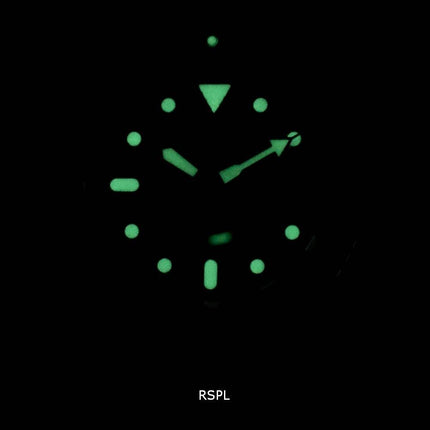 Seiko Automatik SKX011J1-LS14 Diver 200M Japan hergestellt aus schwarzem Leder Armband Herrenuhr