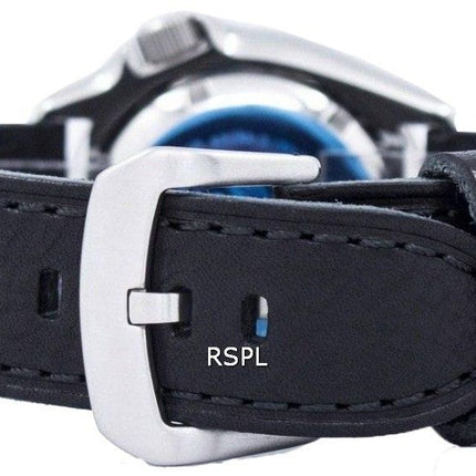 Seiko Automatik Diver Verhältnis aus schwarzem Leder SKX011J1-LS8 200M Herrenuhr