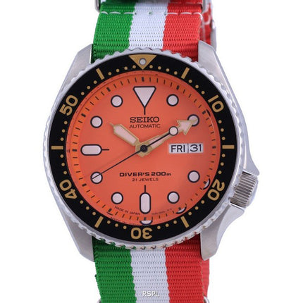 Seiko Automatic Diver's Japan Made Polyester SKX011J1-var-NATO23 200M Herrenuhr