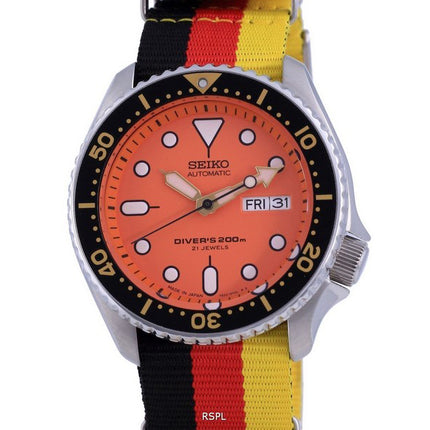 Seiko Automatic Diver's Japan Made Polyester SKX011J1-var-NATO26 200M Herrenuhr