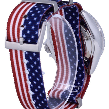 Seiko Automatic Diver's Japan Made Polyester SKX011J1-var-NATO27 200M Herrenuhr