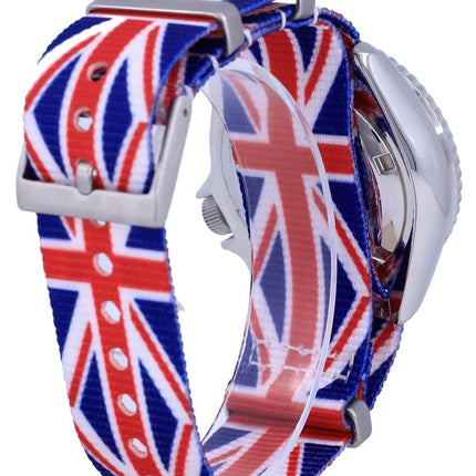 Seiko Automatic Diver's Japan Made Polyester SKX011J1-var-NATO28 200M Herrenuhr