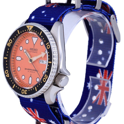 Seiko Automatic Diver's Japan Made Polyester SKX011J1-var-NATO30 200M Herrenuhr