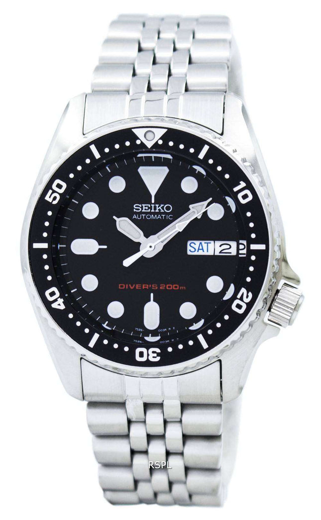 Generalüberholte Seiko Automatic Scuba Divers 21 Jewels 200M SKX013K2 Herrenuhr