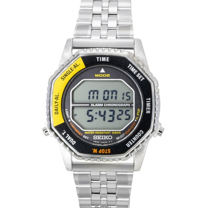 Seiko Rotocall Digital-Chronograph Edelstahl Quarz SMGG17P1 100M Herrenuhr