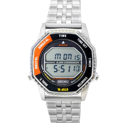 Seiko Rotocall Digital-Chronograph Edelstahl Quarz SMGG19P1 100M Herrenuhr