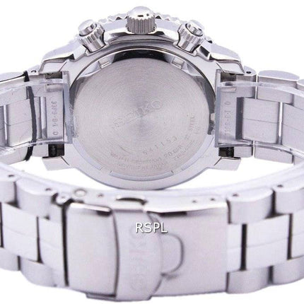 Generalüberholte Seiko Flightmaster SNA411 SNA411P1 SNA411P Pilotenuhr mit Alarm und Chronograph für Herren