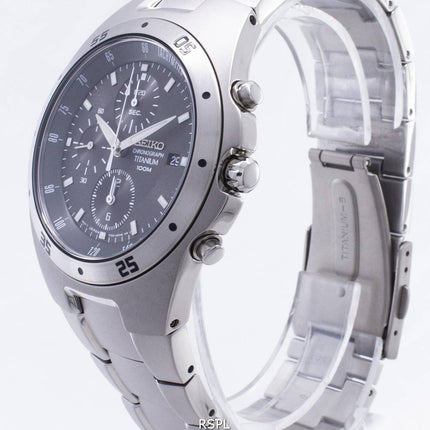 Generalüberholte Seiko Titanium Chronograph SND419 SND419P1 SND419P Herrenuhr