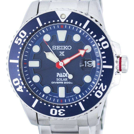 Generalüberholte Seiko Prospex PADI Special Edition Solar Taucheruhr 200M SNE435 SNE435P1 SNE435P Herrenuhr