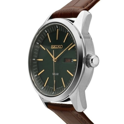 Seiko Conceptual SNE529P SNE529P1 SNE529 Analog Solar Herrenuhr