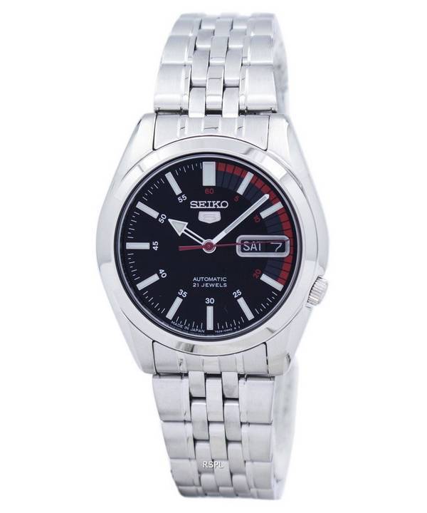 Generalüberholte Seiko 5 Automatik, japanische Fertigung, 21 Steine, Herrenuhr, Modelle SNK375, SNK375J1, SNK375J