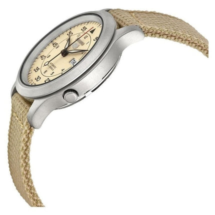 Generalüberholte Seiko 5 Military Automatik Herrenuhr mit Nylonarmband, Modell SNK803K2