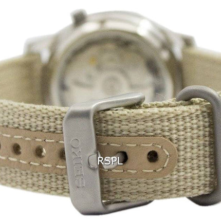 Generalüberholte Seiko 5 Military Automatik Herrenuhr mit Nylonarmband, Modell SNK803K2