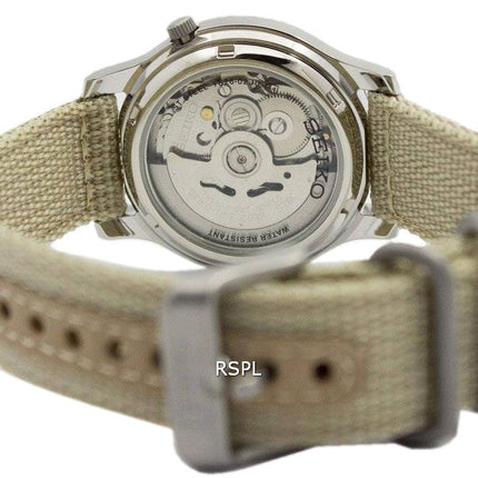 Generalüberholte Seiko 5 Military Automatik Herrenuhr mit Nylonarmband, Modell SNK803K2