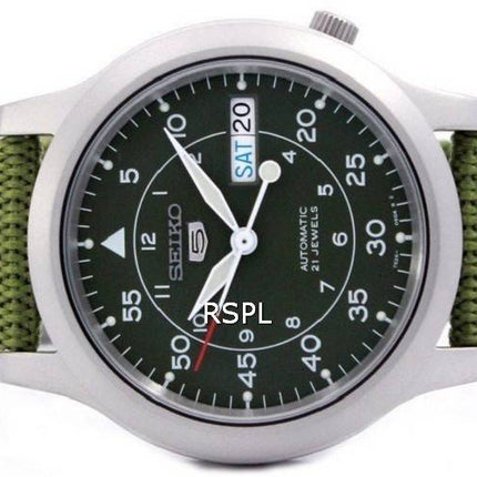 Generalüberholte Seiko 5 Military Automatic Nylon SNK805K2 Herrenuhr