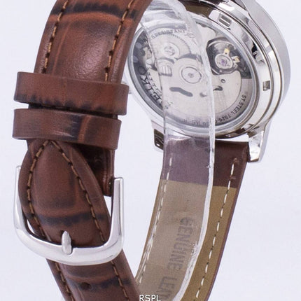Seiko 5 militärische SNK807K2-SS2 automatische braun Leder Armband Herrenuhr