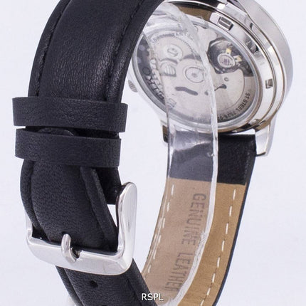 Seiko 5 militärische SNK807K2-SS3 automatische schwarzes Leder Armband Herrenuhr